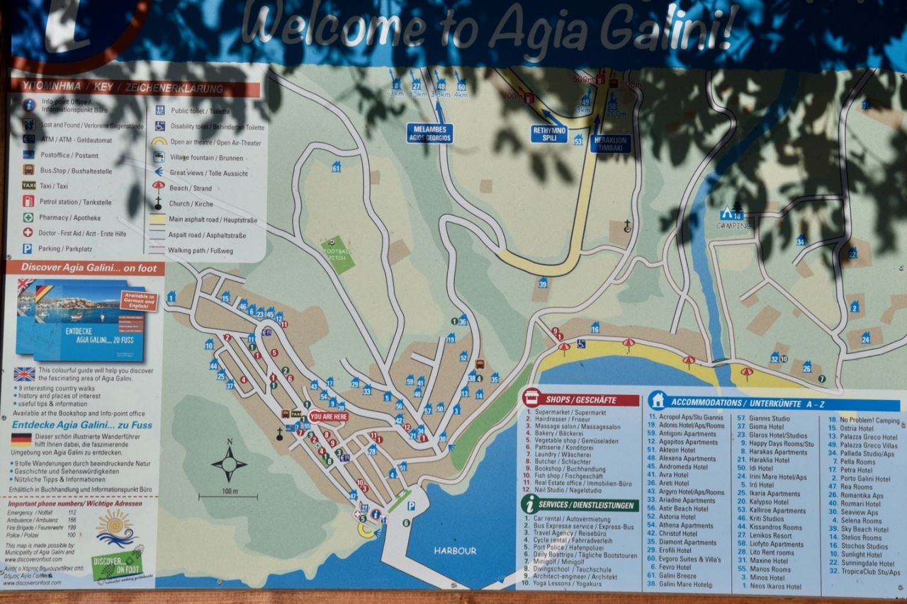 Karte von Agia Galini