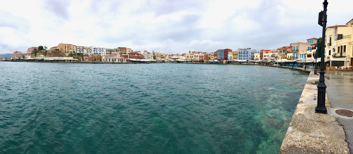 Hafenpromenade von Chania am zweiten Tag meiner Kreta Rundreise