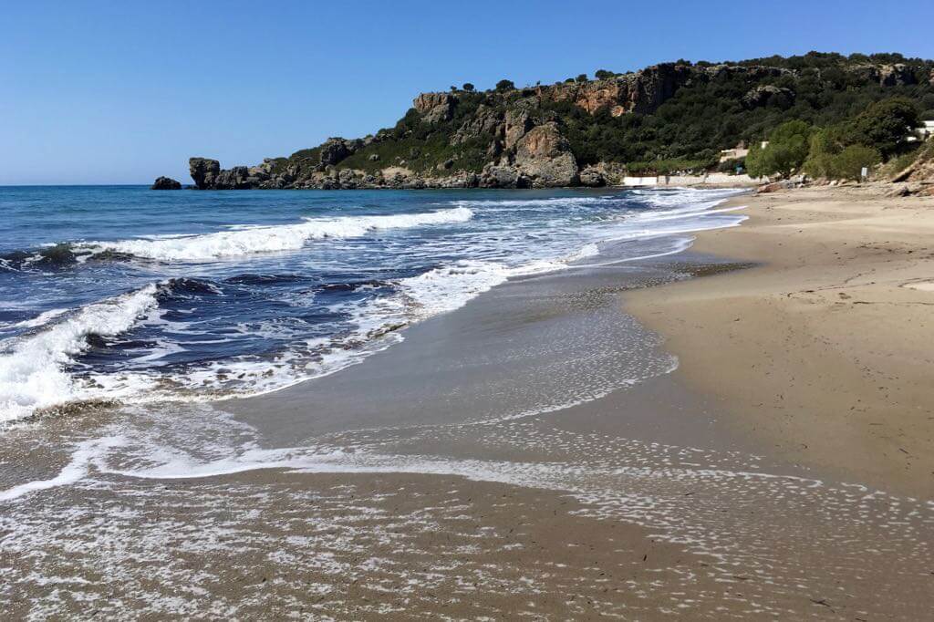 Polyrizos Strand auf Kreta